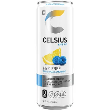 CELSIUS Fizz Free Blue Razz Lemonade