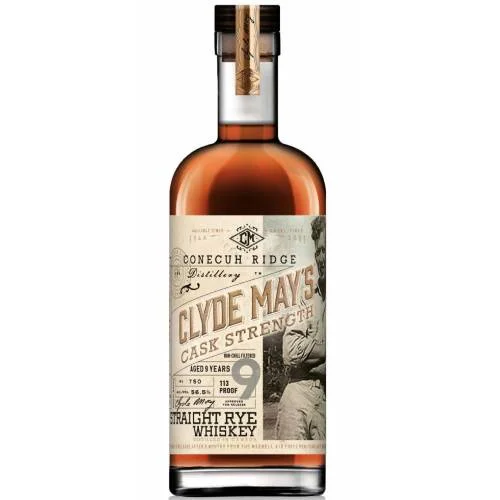 Clyde May’s Releases a 9-Year-Old Cask Strength Straight Rye Whiskey
