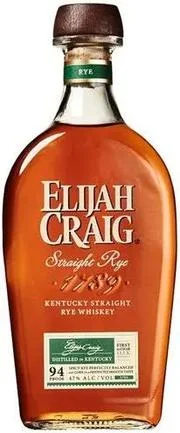 Elijah Craig Rye Whisky