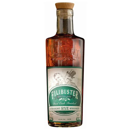 Filibuster Straight Rye Whiskey Dual Cask Finished NV